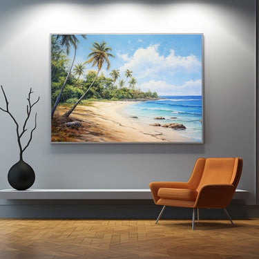 Acrylic Painting of the Beach